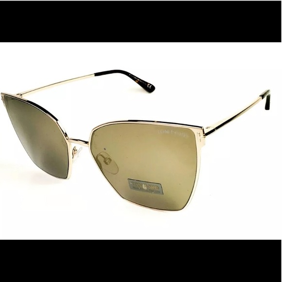 Tom Ford Accessories - Tom Ford TF 653 Helena Sunglasses 28C Rose Gold